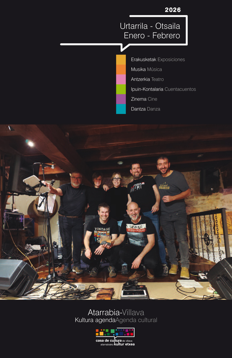 Agenda cultural de Villava-Atarrabia. Enero-febrero 2026